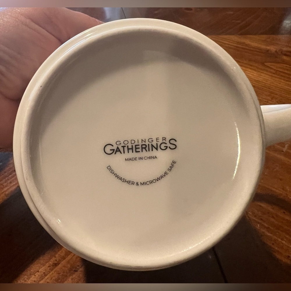 Godinger Gatherings Set of 2 Skulls & Roses Coffee Mugs Whimsigoth Witchy - Picture 6 of 9